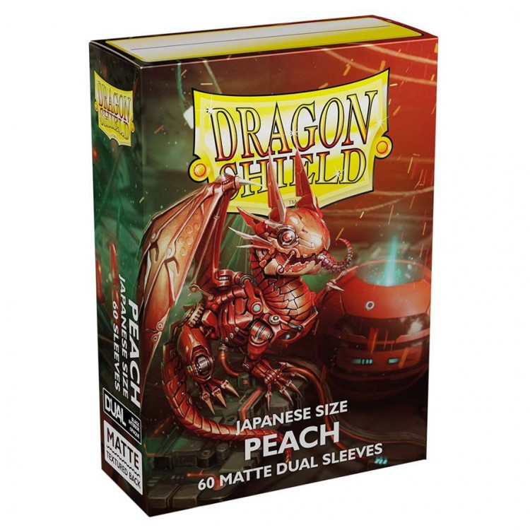 Dragon Shield Japanese: Matte Dual Peach (60)