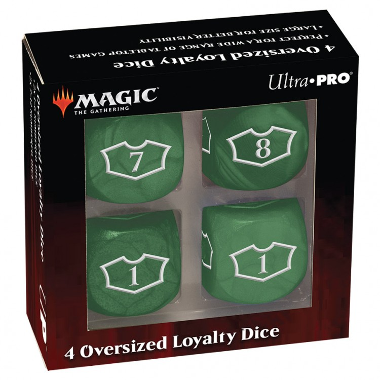 Dice: Magic the Gathering: Loyalty Set Deluxe Forrest (4)