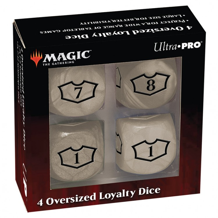 Dice: Magic the Gathering: Loyalty Set Deluxe Plains (4)