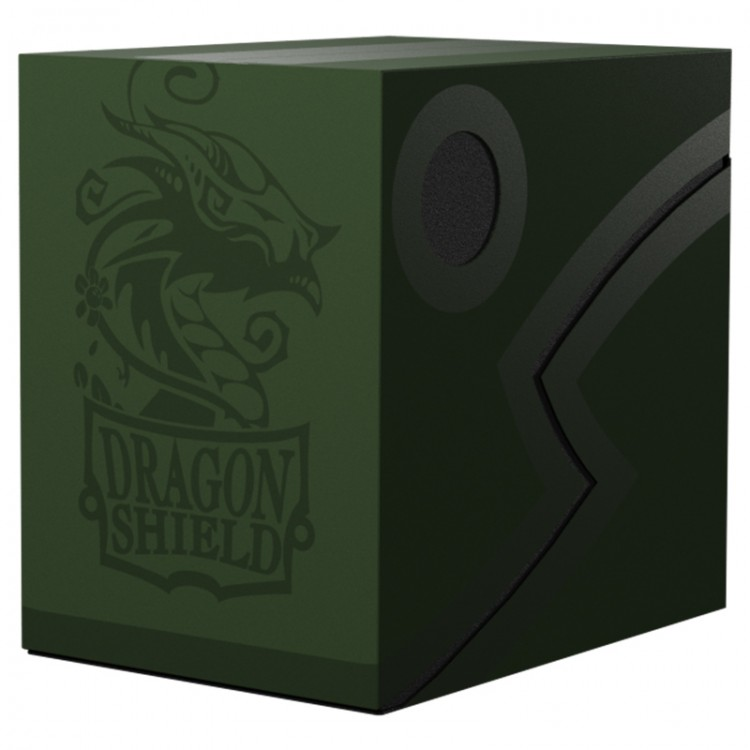 Deck Box: Double Shell: Forest Green Black