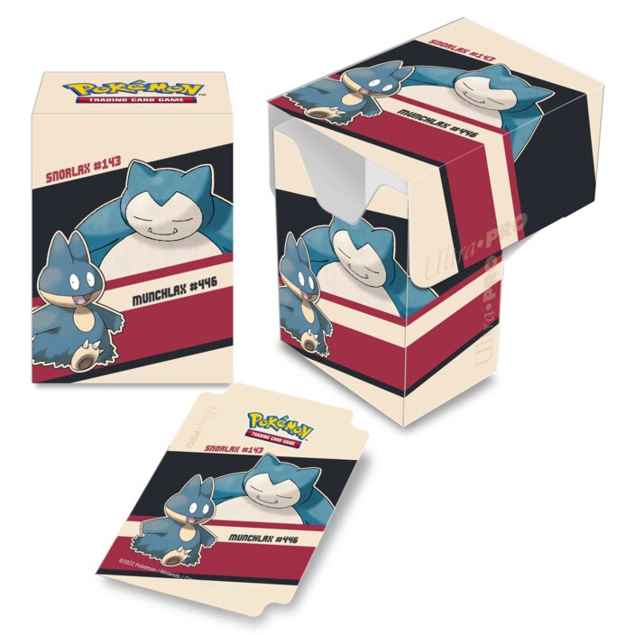 pokemon card munchlax Deck Box: Pokémon: Snorlax/Munchlax Full View