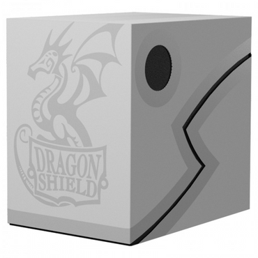 Deck Box: Double Shell: Ashen White Black