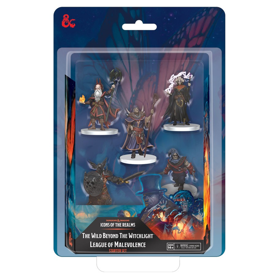 Dungeons and Dragons: Icons of The Realms Miniatures Set 20: The Wild Beyond the Witchlight: League of Malevolence Starter Set