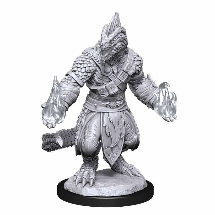 Dungeons and Dragons Nolzur's Marvelous Miniatures: W15 Lizardfolk Barbarian and Cleric
