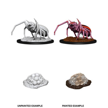 Dungeons and Dragons: Nolzur's Marvelous Unpainted Miniatures: Giant Spider and Egg Clutch