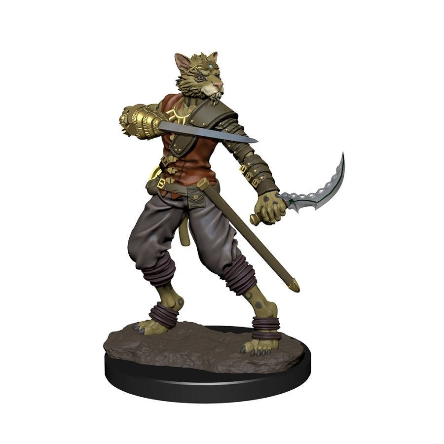 Dungeons and Dragons: Icons of The Realms Premium Figure (wave 6): Male Tabaxi Rogue
