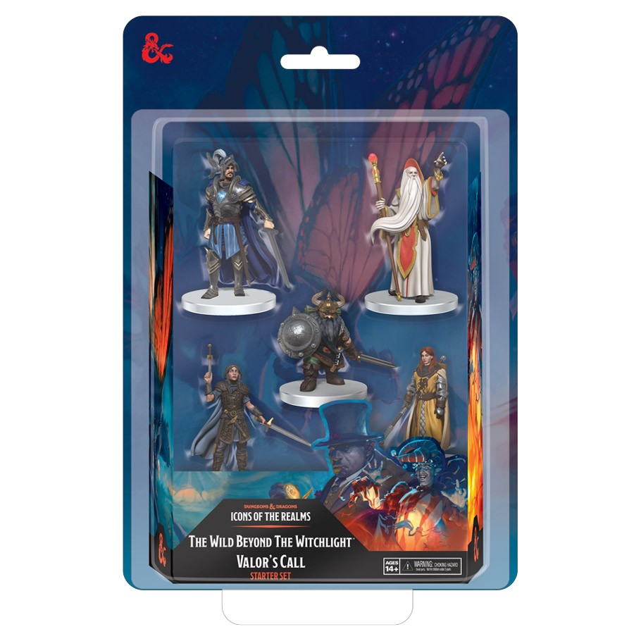 Dungeons and Dragons: Icons of The Realms Miniatures Set 20: The Wild Beyond the Witchlight: Valor's Call Starter Set