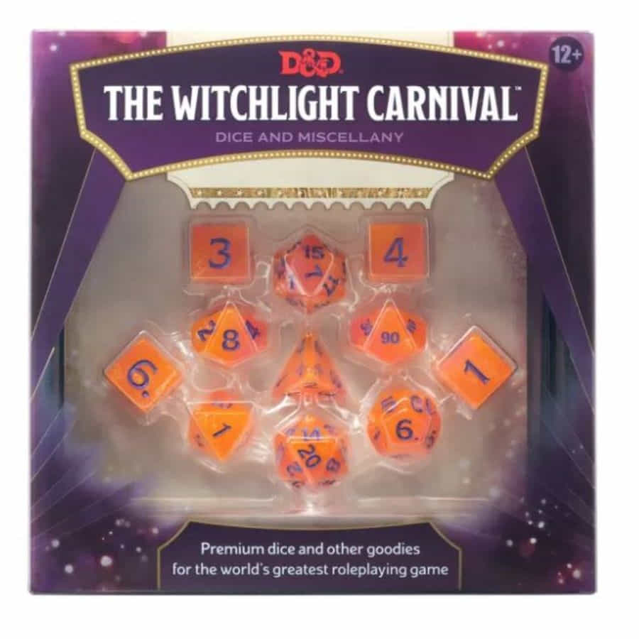 Dungeons and Dragons 5 E: The Wild Beyond the Witchlight: The Witchlight Carnival Dice Se